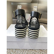 Dior Dway Wedge Sandal Deep Blue  - 5