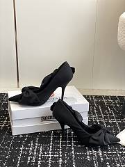 Balenciaga Knife Knot 110mm Pump Black  - 4