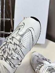 Dior D-Sketch Sneaker White Nylon Calfskin - 5