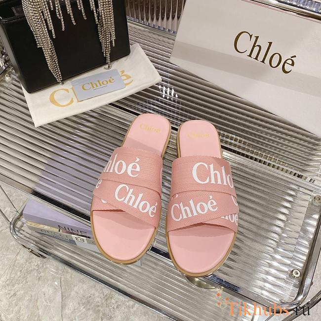 Chloe Pink Slides - 1