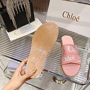 Chloe Pink Slides - 5