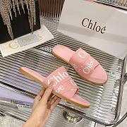 Chloe Pink Slides - 4