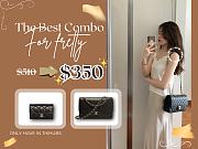 (Final Price Please Don't use Code) Chanel Medium Bag and Wallet  - 1