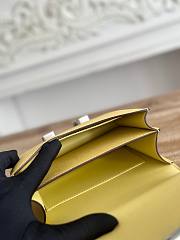 Hermes Constance Bag Epsom Leather Silver Light Yellow 19cm - 3