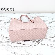 Gucci GG Emblem Medium Tote Bag Light Pink 38x25x15cm - 6