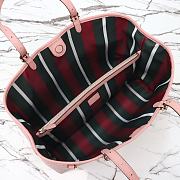 Gucci GG Emblem Medium Tote Bag Light Pink 38x25x15cm - 2