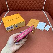 Louis Vuitton LV x TM Lisa Wallet Pink 11x8.5x1.5cm - 3