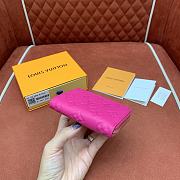 Louis Vuitton LV x TM Lisa Wallet Pink 11x8.5x1.5cm - 2