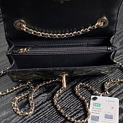 Chanel CC Trendy Top Handle Black Lambskin 19x5.5cm - 3