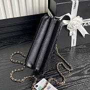 Chanel CC Trendy Top Handle Black Lambskin 19x5.5cm - 2