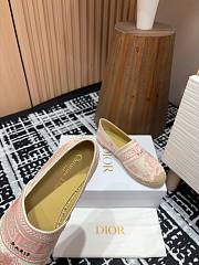 Dior Granville Espadrille Oblique Pink  - 5