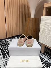 Dior Granville Espadrille Oblique Pink  - 4