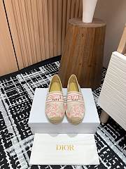 Dior Granville Espadrille Oblique Pink  - 2