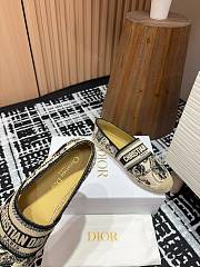 Dior Granville Espadrille White Black - 5