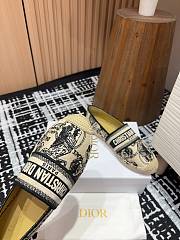Dior Granville Espadrille White Black - 4