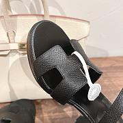 Hermes Black Sandal Heel 9cm - 4