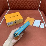 Louis Vuitton LV x TM Lisa Wallet Blue 11x8.5x1.5cm - 5