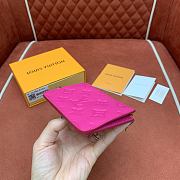 Louis Vuitton LV x TM Romy Card Holder Pink 12x8cm - 5