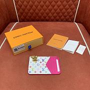 Louis Vuitton LV x TM Romy Card Holder Pink 12x8cm - 3