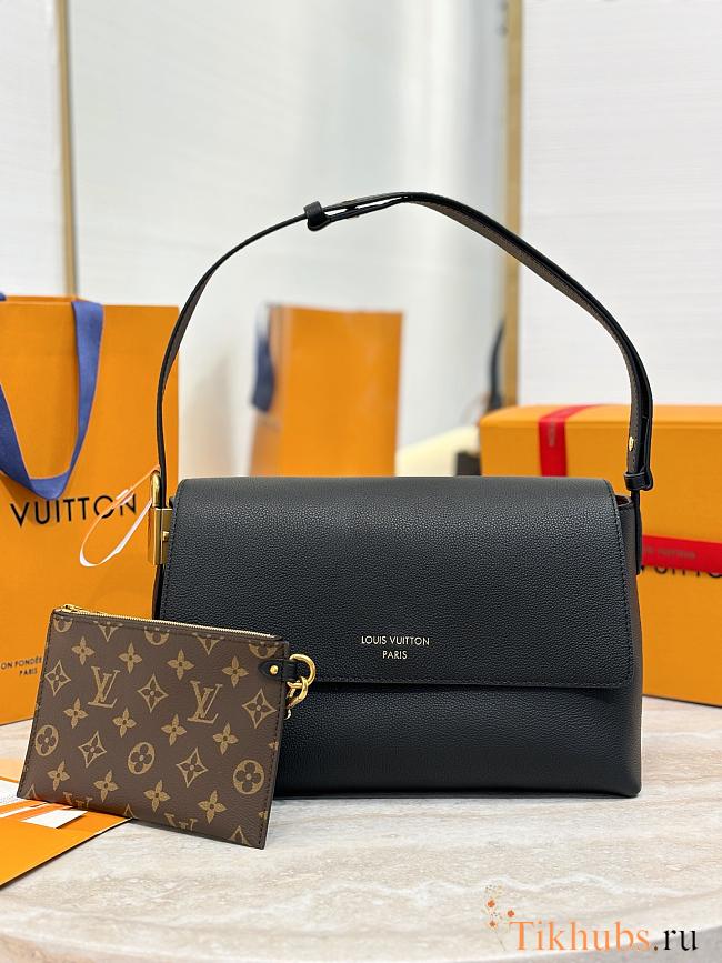 Louis Vuitton LV Low Key Messenger Black Bag 30x18x12cm - 1