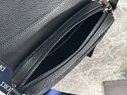 Dior Mini Saddle Bag Black Oblique Jacquard 19.5x15x5.5cm  - 5