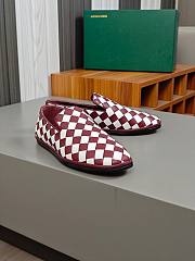 Bottega Veneta Padded Slippers Intrecciato Red - 4