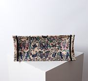 Dior Medium Book Tote Raffia Blue Papillon 36x27.5x16.5cm - 5