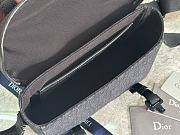 Dior Hit the Road Messenger Bag Flap Black 24x18x8cm - 6