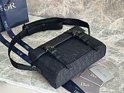 Dior Hit the Road Messenger Bag Flap Black 24x18x8cm - 5