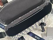 Dior Hit the Road Messenger Bag Flap Beige Black 24x18x8cm - 3