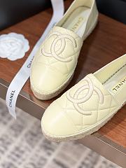 Chanel Espadrille Light Yellow Lambskin - 2