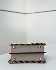Fendi Peekaboo ISeeU Small Multicolour Interlaced Bag 27x21x11cm - 3