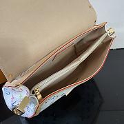 Louis Vuitton LV x TM Dauphine Soft GM White 28x20x11cm - 6