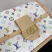Louis Vuitton LV x TM Dauphine Soft GM White 28x20x11cm - 5