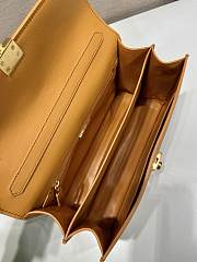 Prada Soft Sound Medium Shoulder Bag Brown 28x16x10cm - 6