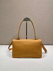 Prada Soft Sound Medium Shoulder Bag Brown 28x16x10cm - 5