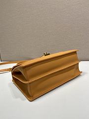 Prada Soft Sound Medium Shoulder Bag Brown 28x16x10cm - 2
