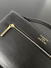 Balenciaga Bel Air Small Shoulder Bag Black Gold 26.9x14x5.3cm - 3