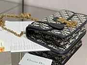 Dior Oblique Leather Dioraddict Flap Chain Bag 24cm - 6