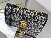 Dior Oblique Leather Dioraddict Flap Chain Bag 24cm - 5