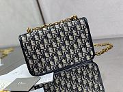 Dior Oblique Leather Dioraddict Flap Chain Bag 24cm - 4
