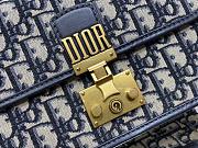 Dior Oblique Leather Dioraddict Flap Chain Bag 24cm - 3