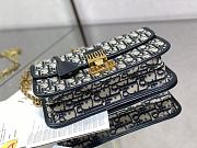 Dior Oblique Leather Dioraddict Flap Chain Bag 24cm - 2