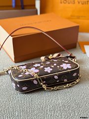 Louis Vuitton LV x TM Pochette Accessoires Sakura Brown 22x13x4cm - 4