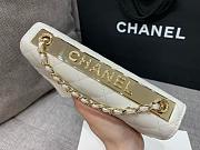 Chanel Woc Wallet Chain White Lambskin Gold 19x12x3cm - 5
