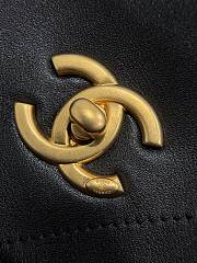 Chanel Maxi Shopping Bag Calfskin Black 59x36x13cm - 5