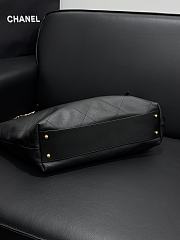 Chanel Maxi Shopping Bag Calfskin Black 59x36x13cm - 3