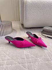 Balenciaga Knife Bow Pink Pumps 5cm - 1
