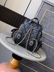 Chanel 25s Backpack Black 25x23x13cm - 6