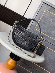 Chanel Clutch With Chain Black 22x15x6cm - 2